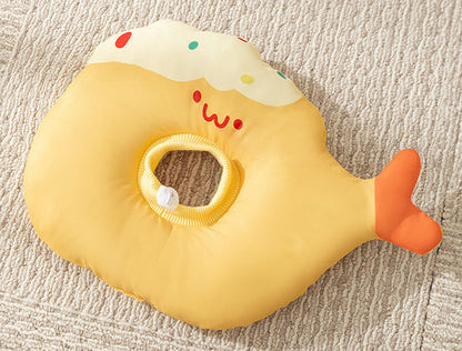 Cute Pet Recovery Collar Pillow | Soft Protective Cat & Dog Cone Alternative | Snack Design Healing Collar for Pets | HipiDogs