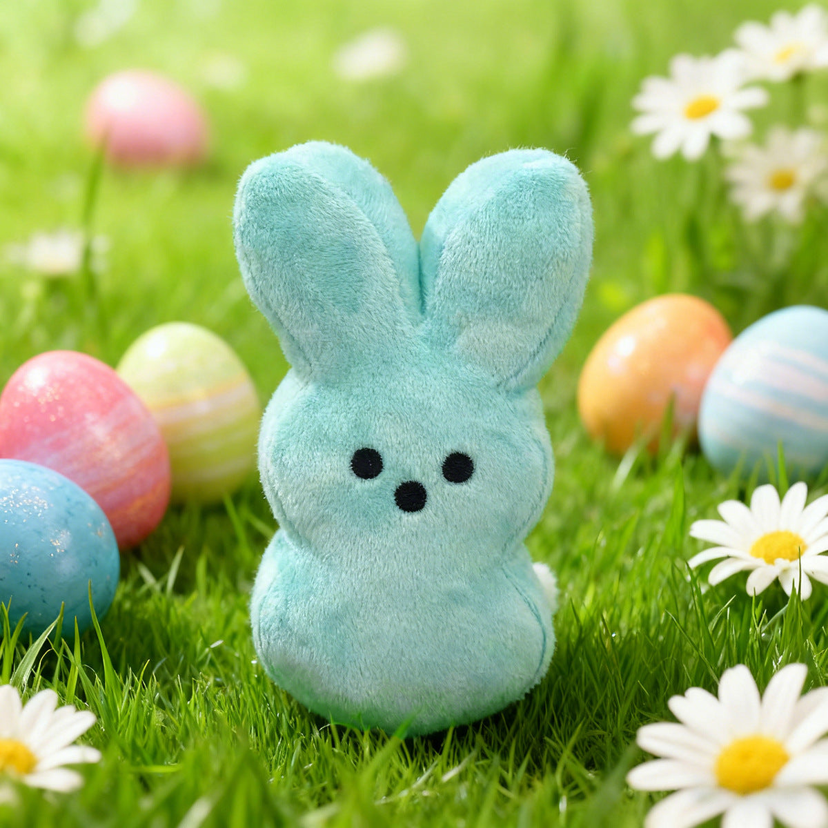 Easter Bunny Dog Toy | Cute Plush Bunny Squeaky Dog Toy | Soft Interactive Pet Toy for Small & Medium Dogs | HipiDogs