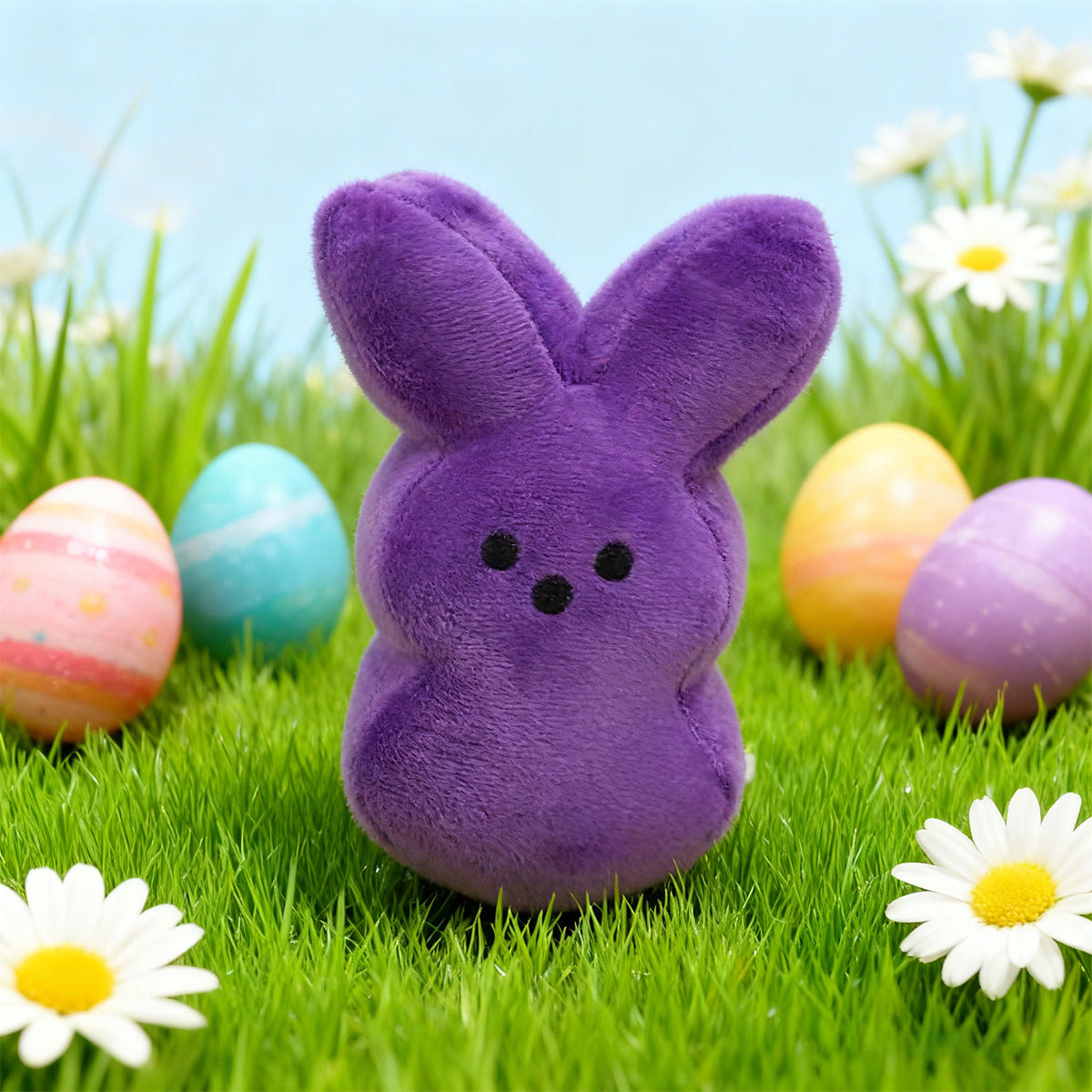 Easter Bunny Dog Toy | Cute Plush Bunny Squeaky Dog Toy | Soft Interactive Pet Toy for Small & Medium Dogs | HipiDogs