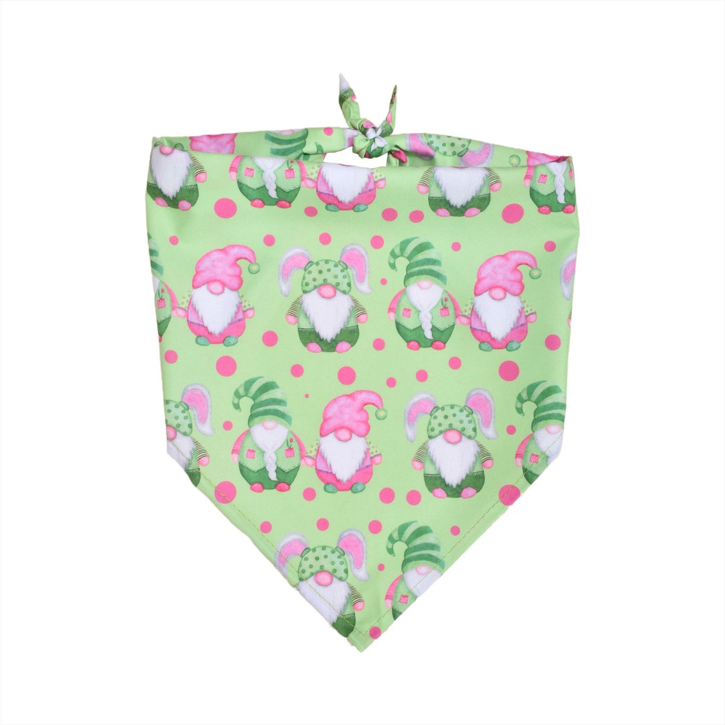 Easter Dog Bandana | Happy Easter Pet Bandana Scarf | Cute Bunny & Egg Print Dog Neck Scarf | Adjustable Pet Bandana for Small Medium Large Dogs