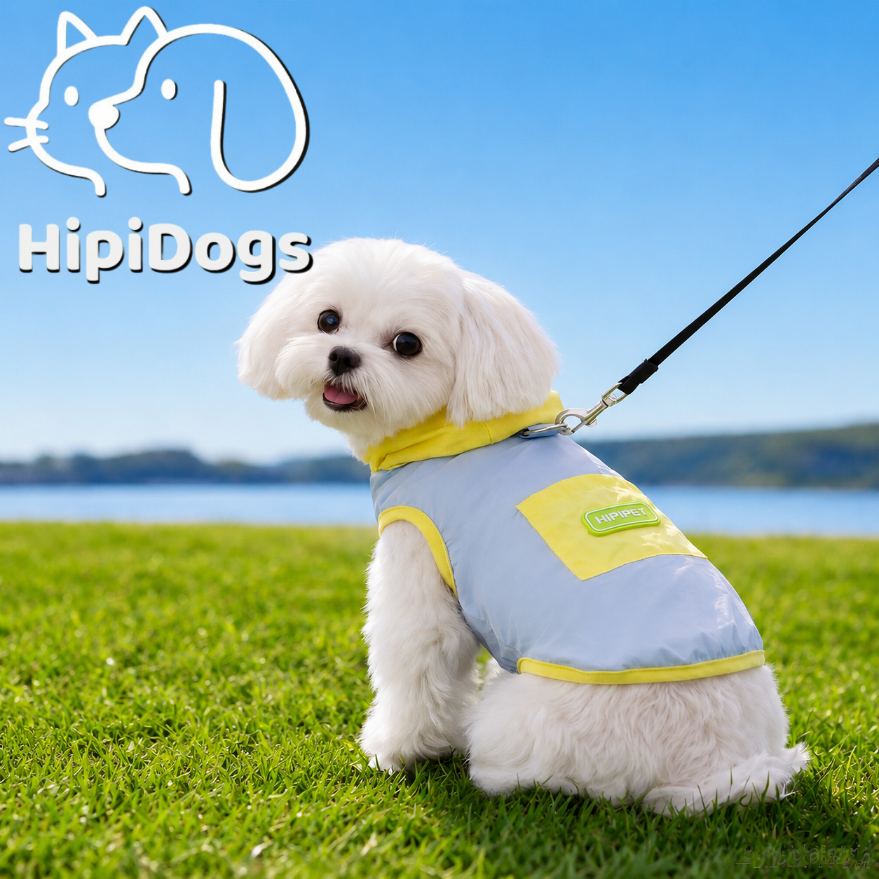 HipiDogs Lightweight Cooling Dog Vest | Breathable Summer Sun Protection Shirt