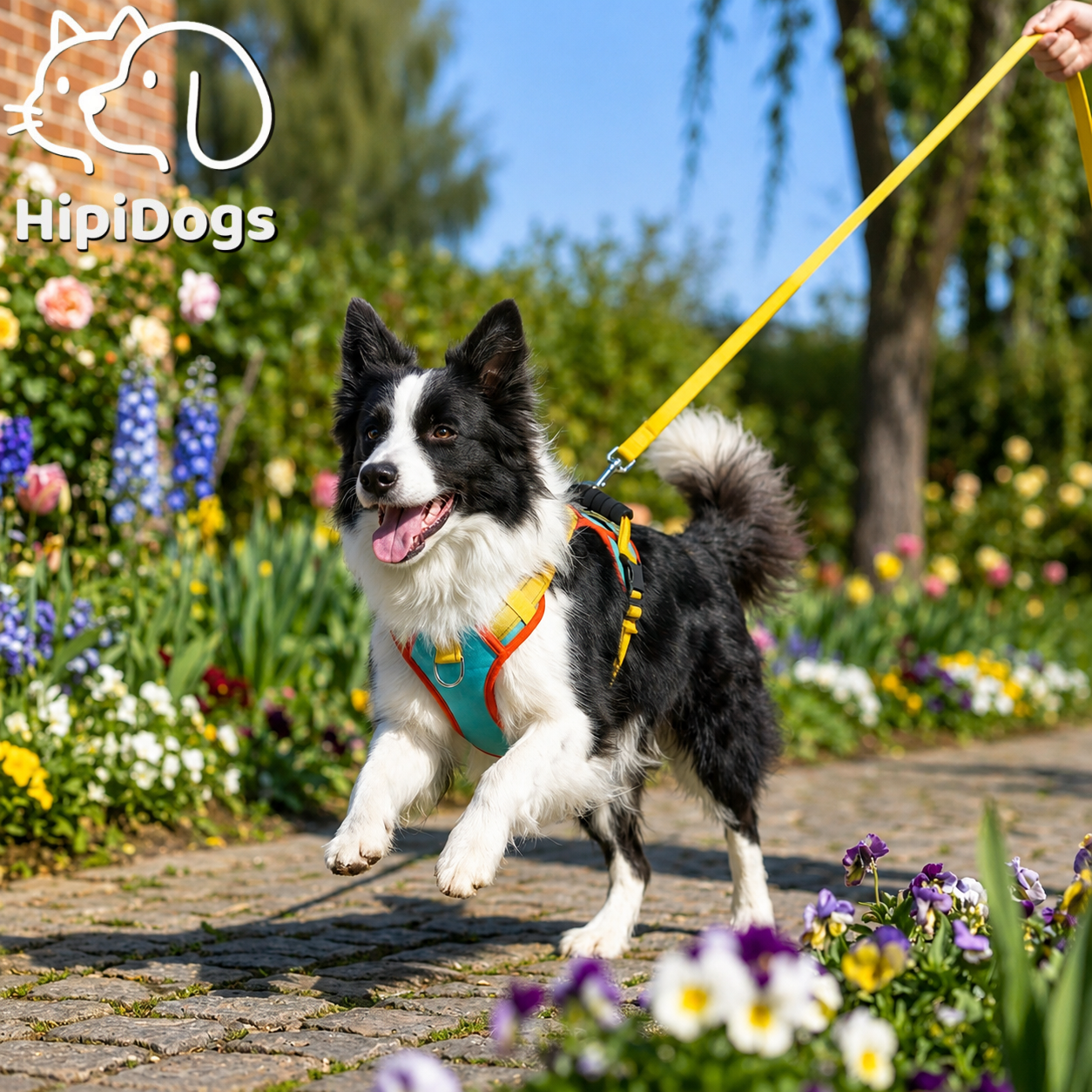 Adjustable No-Pull Dog Harness with Leash for Daily Walking