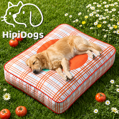 HipiDogs Washable Pet Mat | Soft Removable Dog Bed Cushion for Dogs & Cats