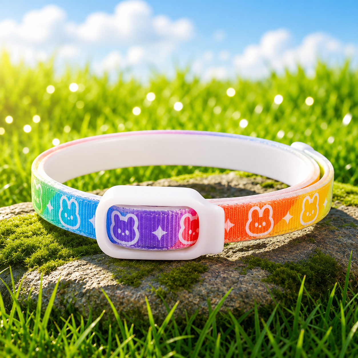 HipiDogs Waterproof Insect-Repellent Dog Collar | Adjustable Fruit Print Collar