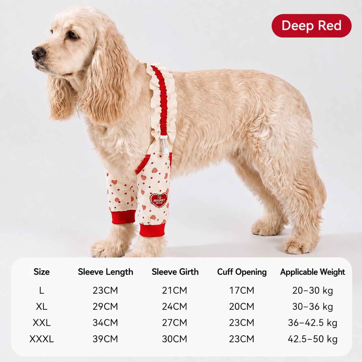 HipiDogs Dog Knee Brace | Adjustable Joint Support for Medium & Large Dogs
