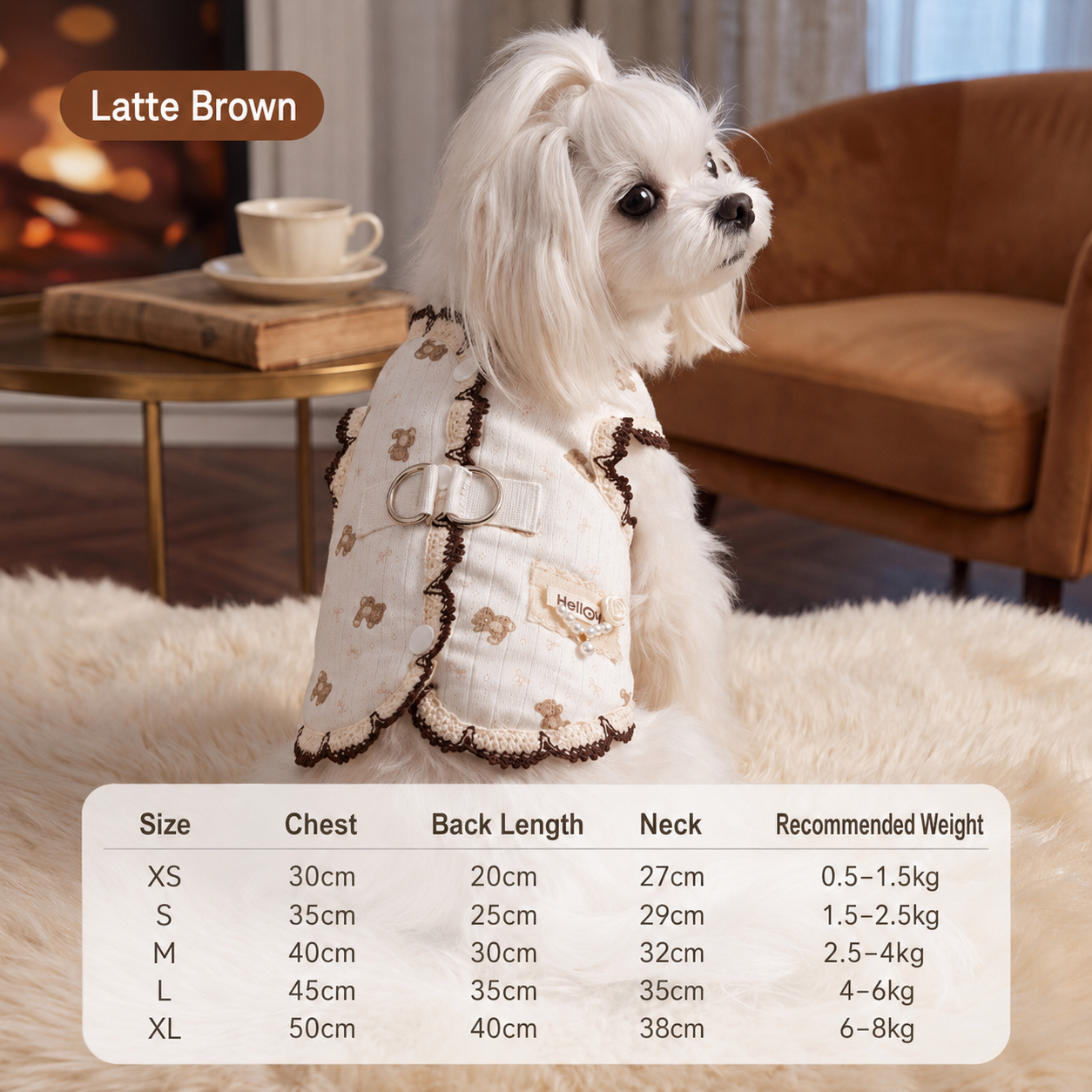 Vintage Lace Harness Vest for Dogs & Cats