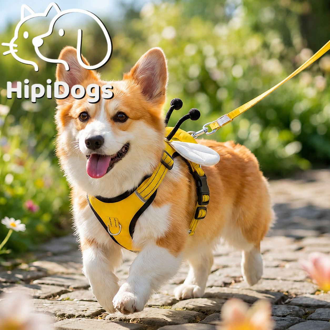 HipiDogs Dog Harness Vest | Comfortable No-Pull Walking Harness for Small & Medium Dogs