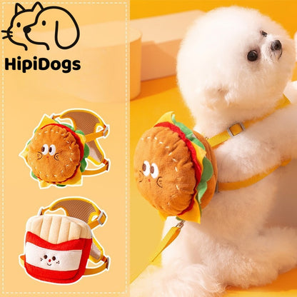 Wearable Dog Treat Pouch Harness - Adjustable Training Snack Bag for Small Dogs, Portable Reward Holder - product photo